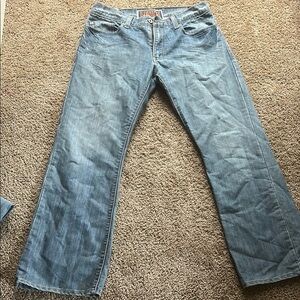 Levi's Blue Bootcut Jeans with Vintage Wash